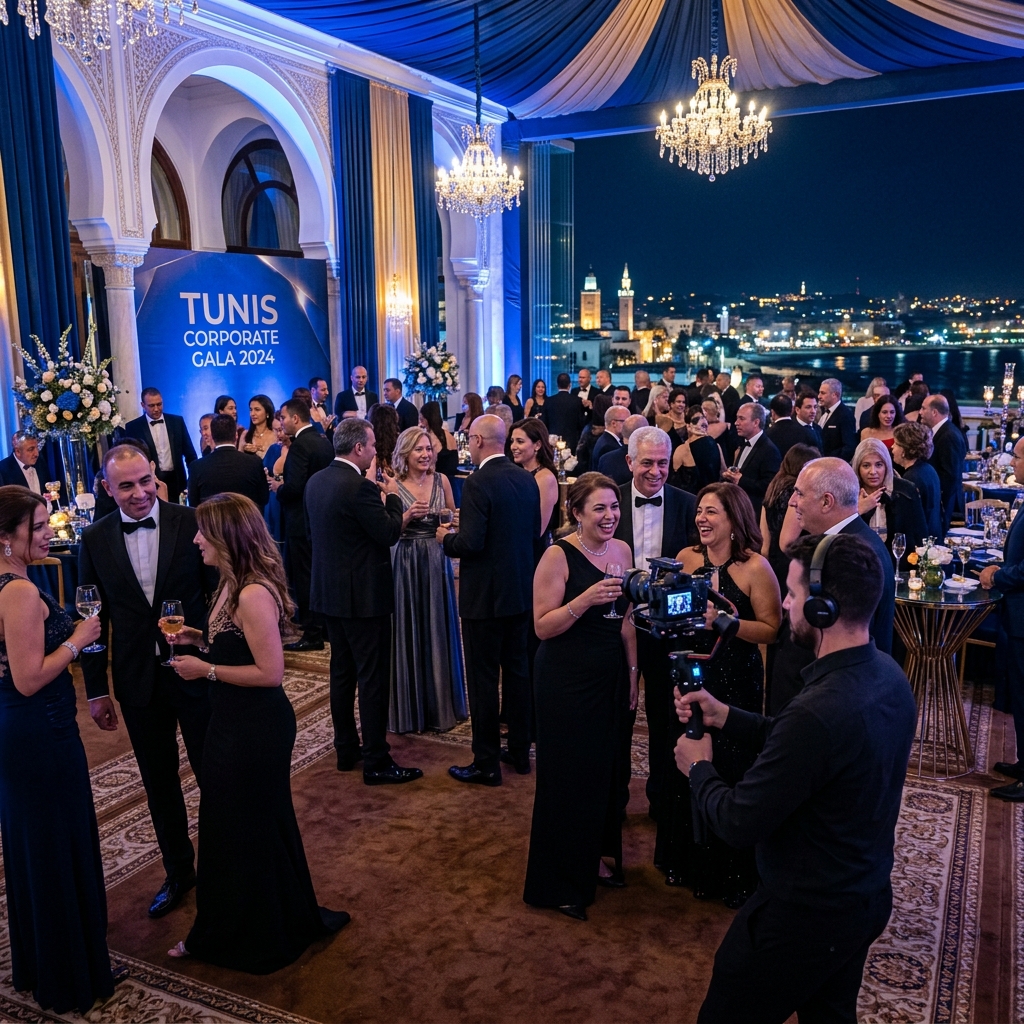 Couverture vidéo événementielle : Immortaliser vos lancements à Tunis