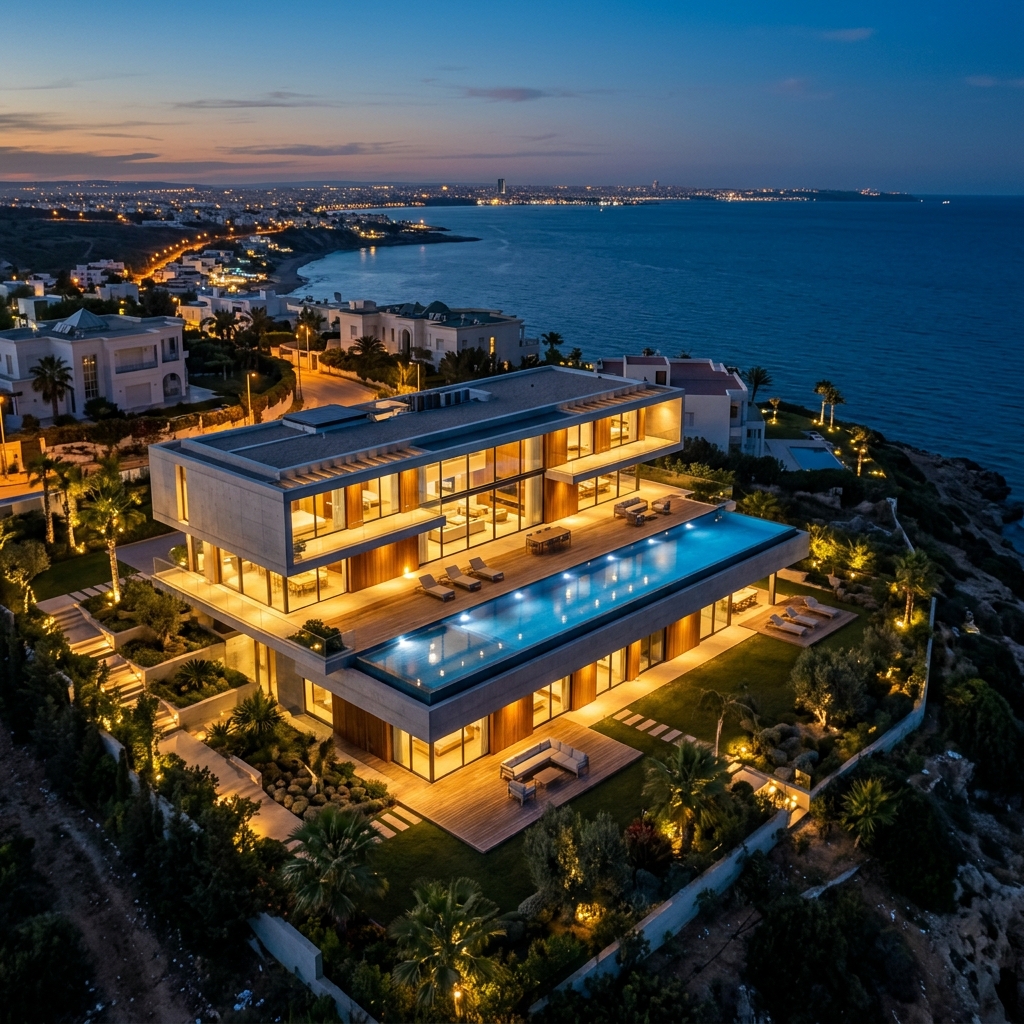 Immobilier de prestige : La puissance de la visite vidéo à Gammarth
